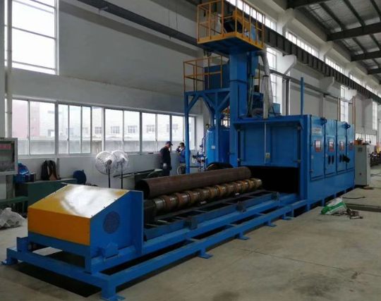 江门喷砂机在管道除锈中的现场施工应用